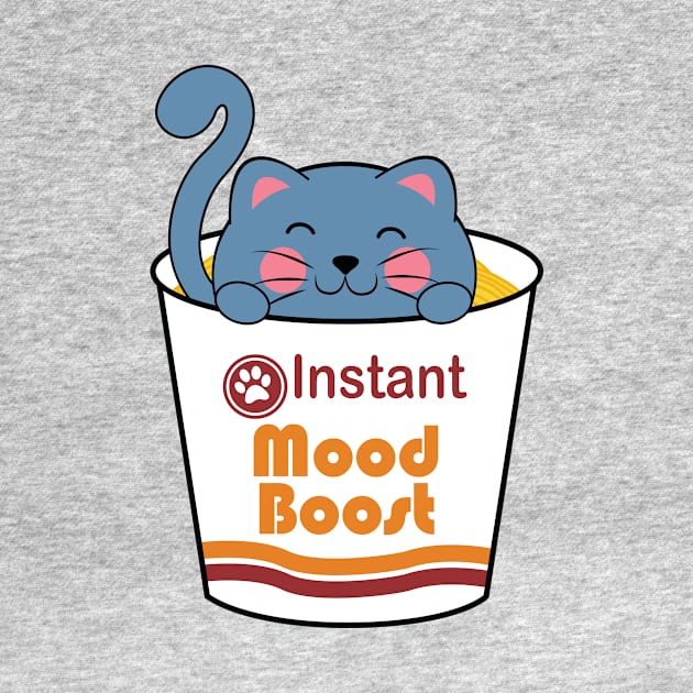 Instant Mood Boost - Kawaii Ramen Cat by KittenMe Designs